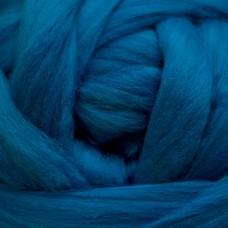 Wool: Merino Top 21.5 micron for wet felting dyed Wedgewood