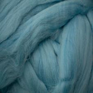 Wool: Merino Top 21.5 micron for Wet felting dyed Aqua