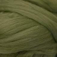 Wool: Merino Top 21.5 micron for wet felting dyed Garden Ivy