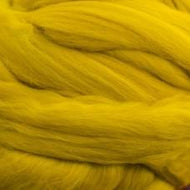 Wool: Merino Top 21.5 micron for wet felting dyed Dijon