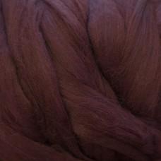 Wool: Merino Top 21.5 micron for wet felting dyed Wine
