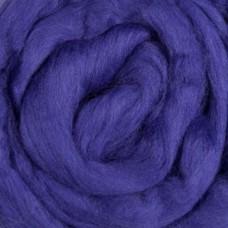 Wool: Merino Top 21.5 micron for wet felting dyed Violet