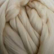 Wool: Merino Top 21.5 micron for wet felting dyed Banana Cream