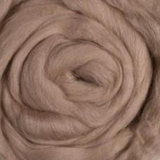 Wool: Merino Top 21.5 micron for wet felting dyed Cafe au Lait