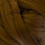 Wool: Merino Top 21.5 micron for wet felting dyed Brown