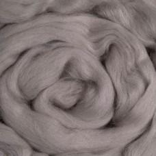 Wool: Merino Top 21.5 micron for wet felting dyed Pewter