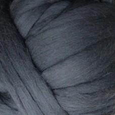 Wool: Merino Top 21.5 micron for wet felting dyed Graphite