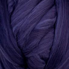 Wool: Merino Top 21.5 micron for wet felting dyed Navy