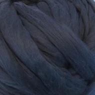 Wool: Merino Top 21.5 micron for wet felting dyed Midnight Blue