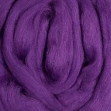 Wool: Merino Top 21.5 micron for wet felting Dyed Purple