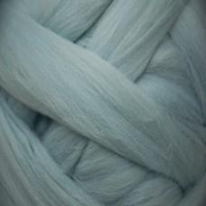 Wool: Merino Top 21.5 micron for wet felting dyed Ice Blue