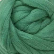 Wool: Merino Top 21.5 micron for wet felting dyed Myrtle