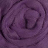 Wool: Merino Top 21.5 micron for wet felting Dyed Lilac