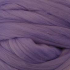 Wool: Merino Top 21.5 micron for wet felting Dyed Periwinkle